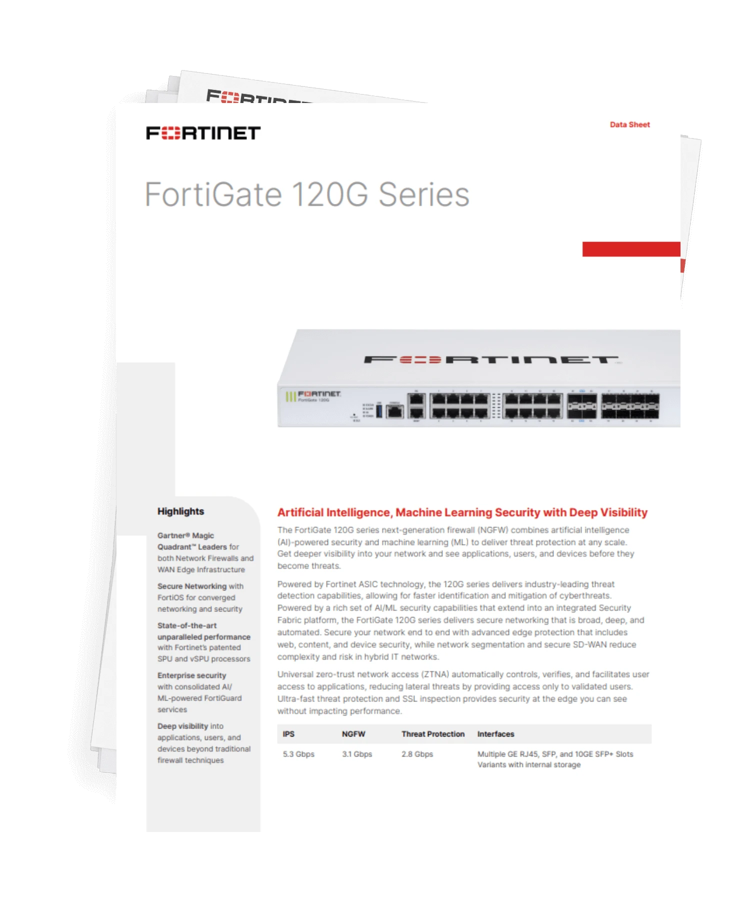 FortiGate 120G Series